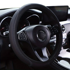 Universele Stuurhoes Zonder Binnenring – Ademend, Antislip & Handgestikt voor 36–38 cm sturen