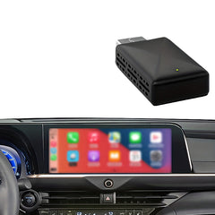 Draadloze Carplay Dongle voor iPhone & Android Auto – Plug & Play Smart Box met Surround Audio, Knopbediening, Compatibel met Luidsprekers, Wi-Fi Ingeschakeld, USB-voeding, 5V, Past in Elke Rijpositie