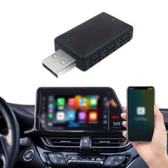 Draadloze Carplay Dongle voor iPhone & Android Auto – Plug & Play Smart Box met Surround Audio, Knopbediening, Compatibel met Luidsprekers, Wi-Fi Ingeschakeld, USB-voeding, 5V, Past in Elke Rijpositie