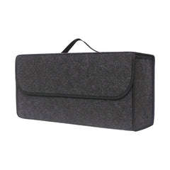 Anti Slip Compartment Boot Storage Organizer Tools Car Storage Bag Car Trunk Organizer Soft Felt Storage Box Car Accessories New