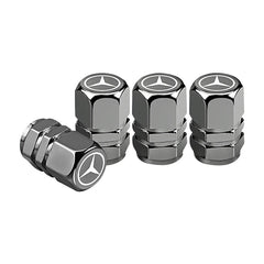 4Pcs Styling Wheel Tire Valve Air Stem Cap Duust Covers For Mercedes Benz