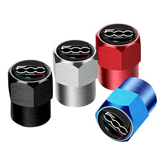 4Pcs/Set Car Wheel Tire Valve Caps Metal Stem Cover For FIAT