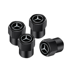 4Pcs Styling Wheel Tire Valve Air Stem Cap Duust Covers For Mercedes Benz