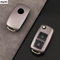 2 3 Buttons For VW Volkswagen MK4 Bora Golf 4 5 6 Jetta Passat Polo Bora Touran Skoda Seat HOT TPU Car Key Case Cover Shell Fob