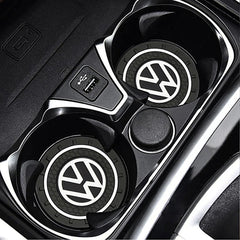 1/2PCS Car Water Cup Bottle Holder Anti-slip Pad Silica Gel Mat for Volkswagen Golf 4 mk5 Passat b8 b5 VW Sharan Polo 6R Tiguan