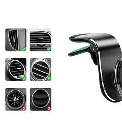 Magnetic Car Phone Holder Universal Air Vent Car Phone Mount Cellphone GPS Support for iPhone Huawei Samsung Rotation Bracket