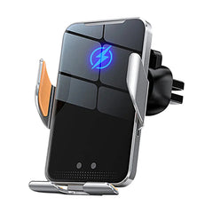 Car Wireless Charger Auto Car Mount Phone Holder Stand For iPhone 15 14 13 Samsung Xiaomi Infrared Induction 15W Fast Charging