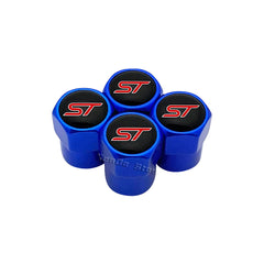 4PCS Car Wheel Tire Valve Stem Caps Airtight Cover For Ford ST Line Focus X 2 3 Mondeo Fiesta Kuga MK2 MK3 MK4 Tyre Accessories