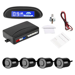 EURS Car Parking radar 4 Sensor Kit 22mm Parktronic Display Reversing Radar for Wireless car Rover sensor Monitor System