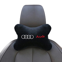 Car Headrest Cover Auto Seat Cover Head Neck Rest Pillow for Audi A4 A3 A5 A6 A1 A7 A8 Q2 Q3 Q5 Q7 Q8 TT Car Styling Accessories