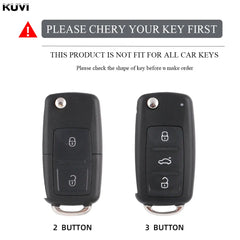 2 3 Buttons For VW Volkswagen MK4 Bora Golf 4 5 6 Jetta Passat Polo Bora Touran Skoda Seat HOT TPU Car Key Case Cover Shell Fob